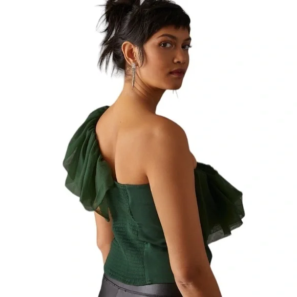 Anthropologie Sunday in Brooklyn One-Shoulder Top - Picture 4 of 8